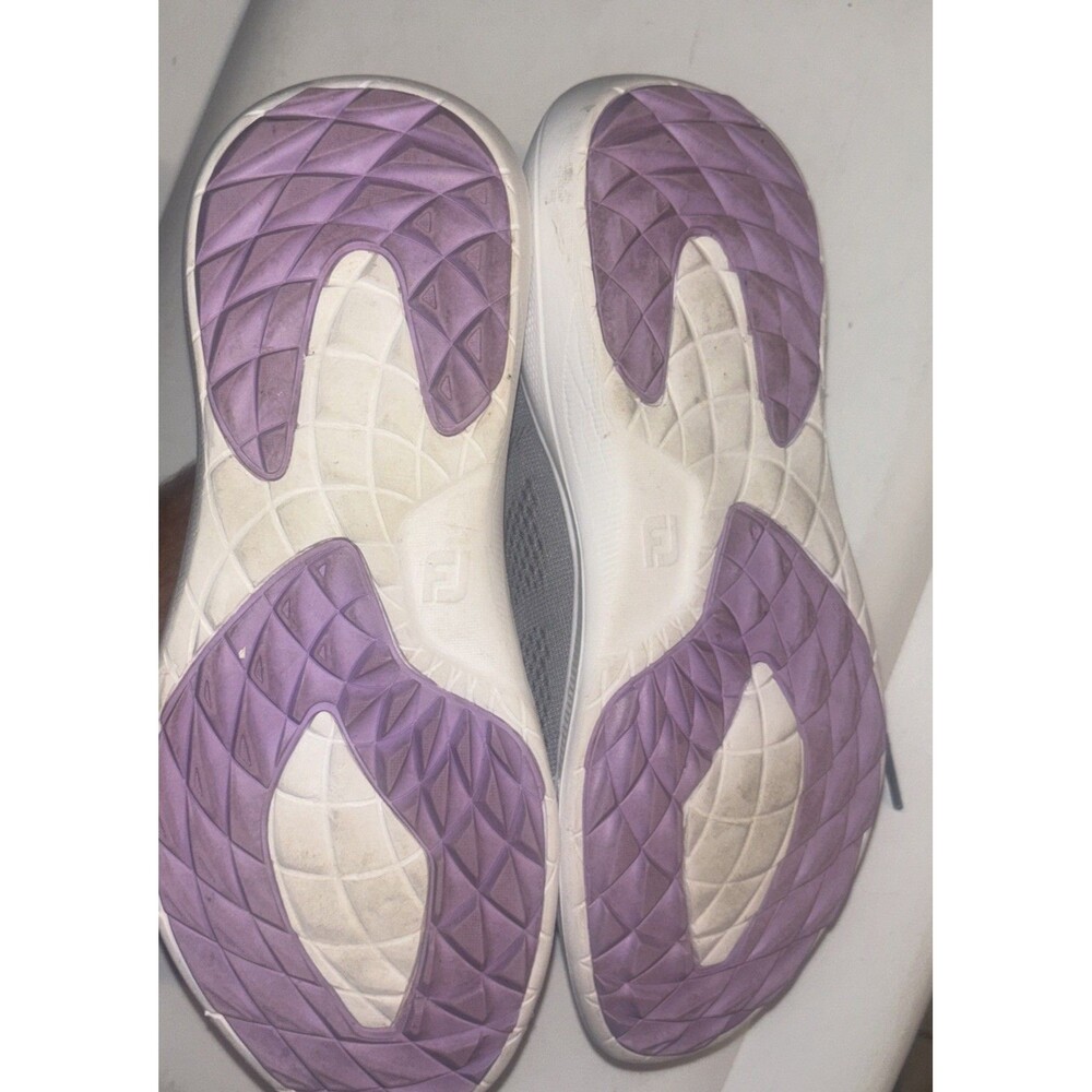FootJoy FJ Flex Gray Performance Mesh Sneaker Shoes Womens Size 8 M 95766 - Picture 3 of 5